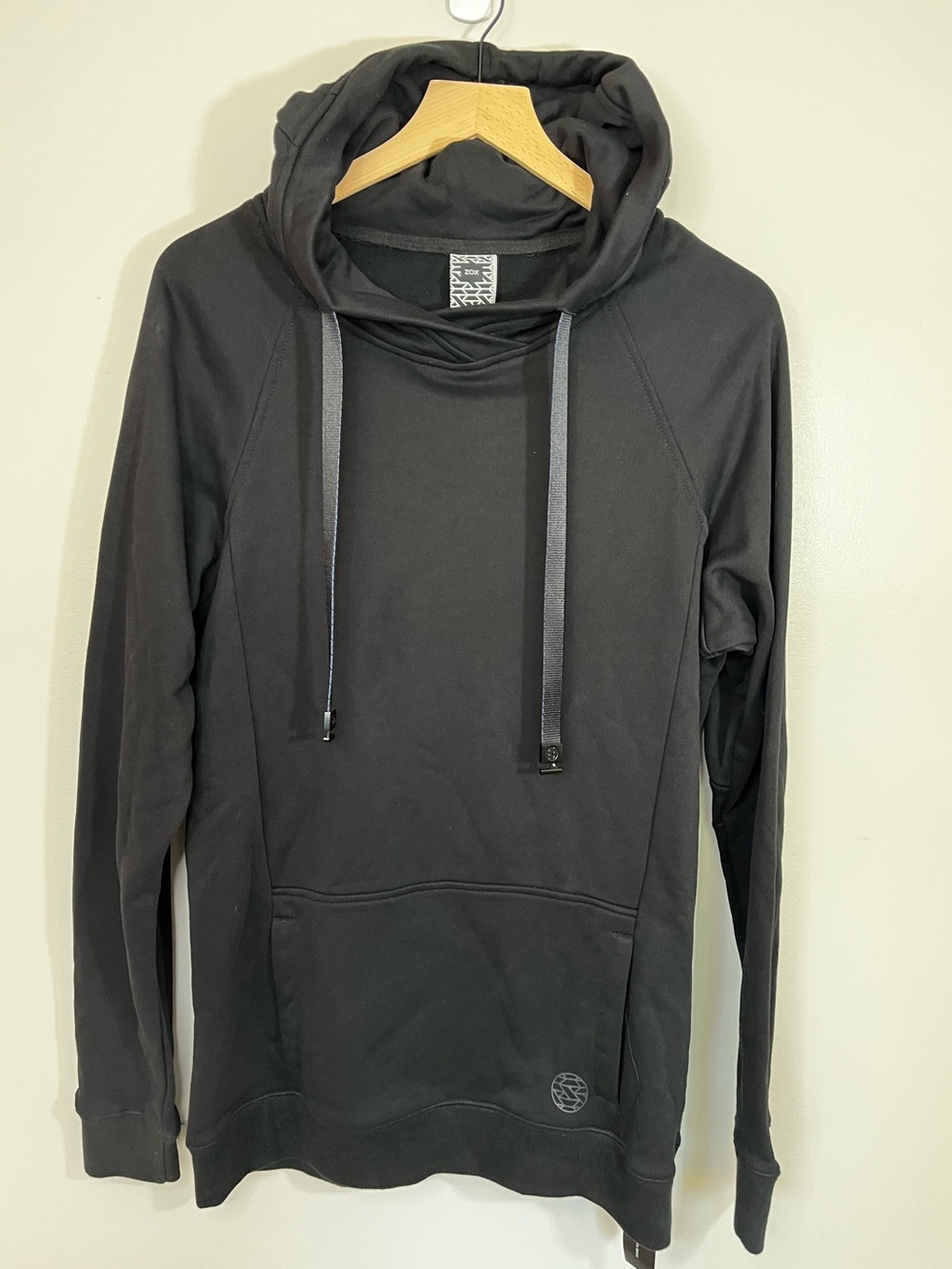 NWT Black Zox Imperial Hoodie Men's Unisex Cotton Hooded Sweatshirt Medium